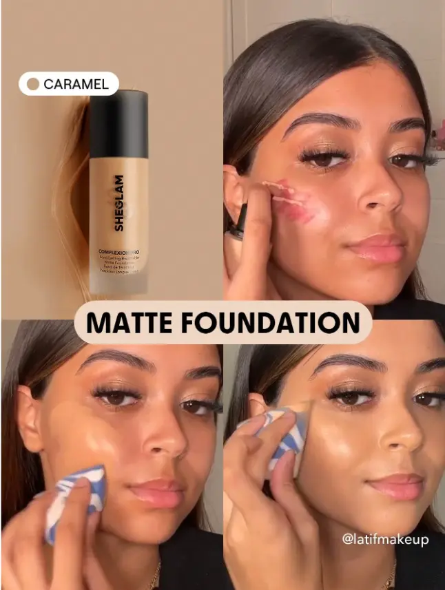 SHEGLAM COMPLEXION PRO MATTE FOUNDATION -CARAMEL
