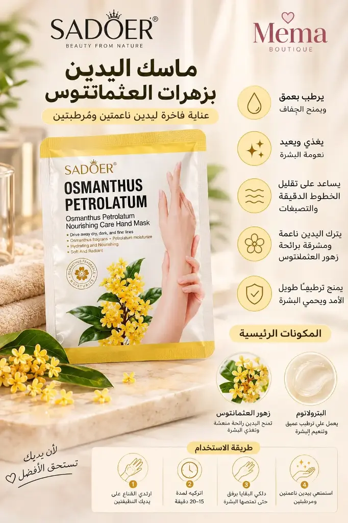 SADOER OSMANTHUS PETRULATUM HAND MASK