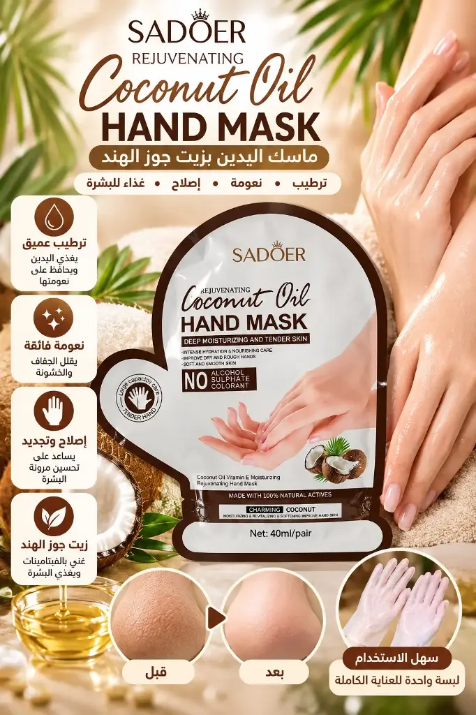SADOER COCONUT HAND MASK