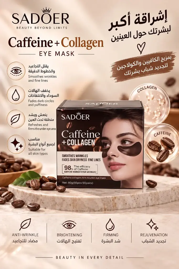 SADORE CAFFEINE EYE MASK
