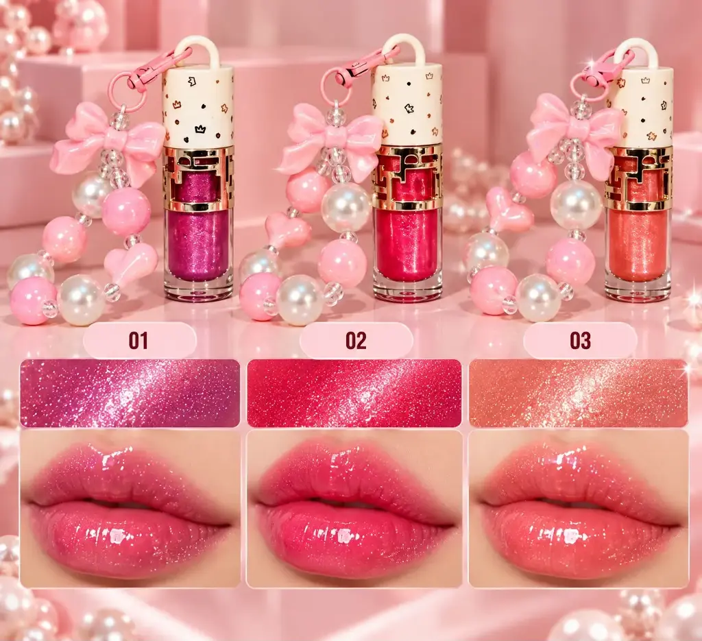 HOLD MORNING LIP GLOSS GLITTER SHINE LIKE A STAR