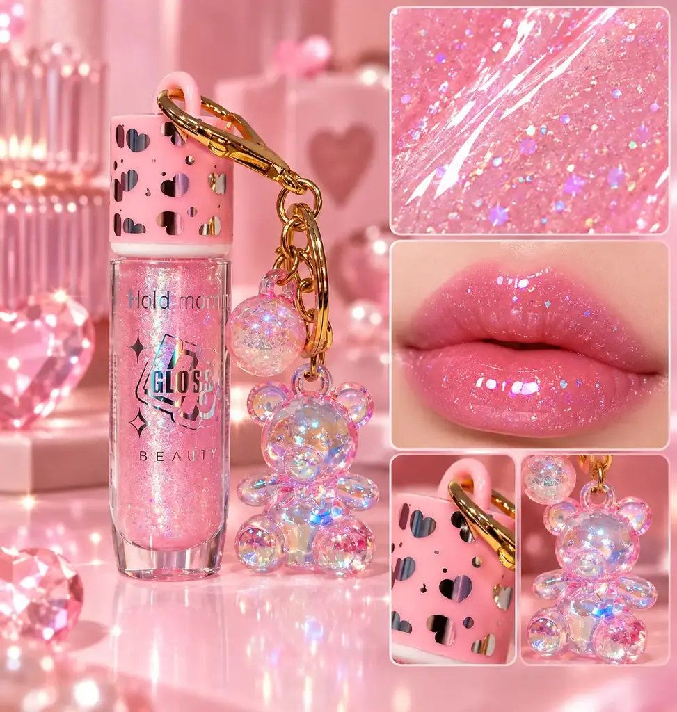HOLD MORNING KISS BEAUTY LIP GLOSS BEAR