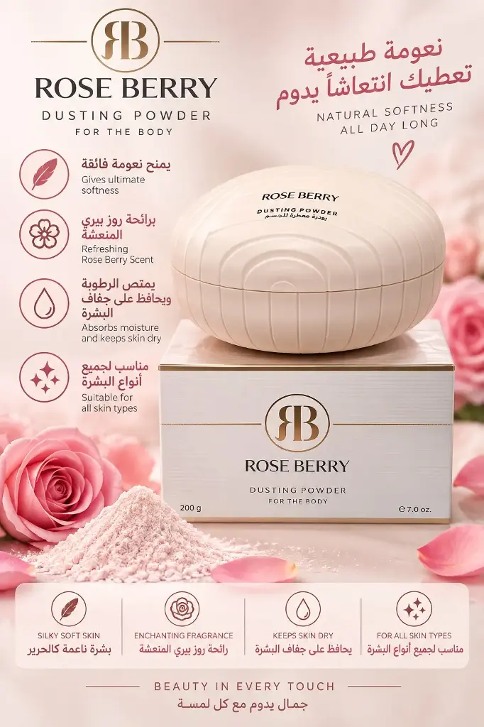 ROSE BERRY DUSTING POWDER
