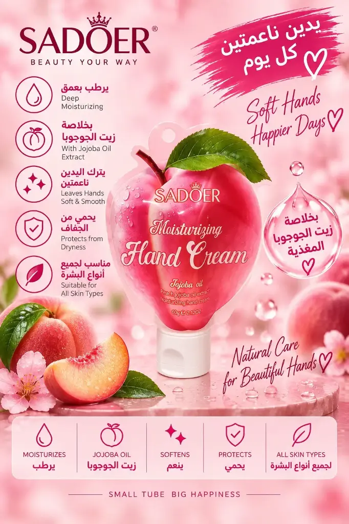 SADOER JOJOBA OIL MOISTURIZING HAND CREAM