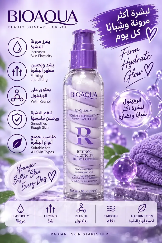 BIOAQUA RETINOL ELASTICITY BODY LOTION
