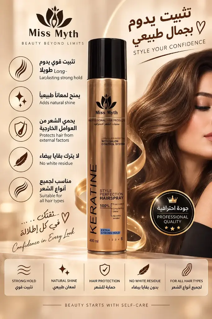 MISS MYTH HAIR SPRAY KERATINE