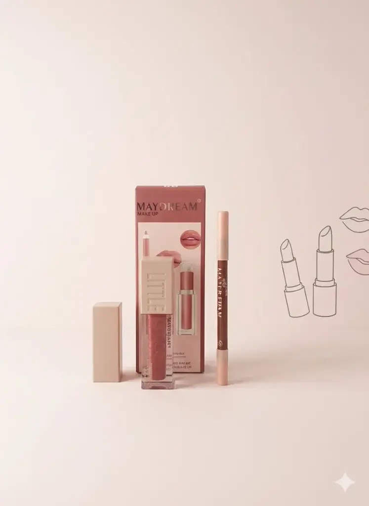 MAYDREAM LIPGLOSS + LIPLINER (7-12)