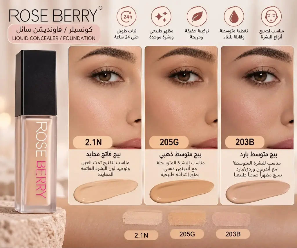 ROSE BERRY HIGHFILTER CONCEALER CL1212