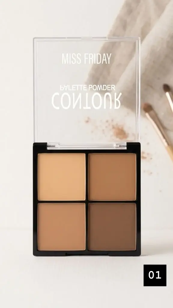 MISS FRIDAY CONTOUR PALETTE POWDER MF3136