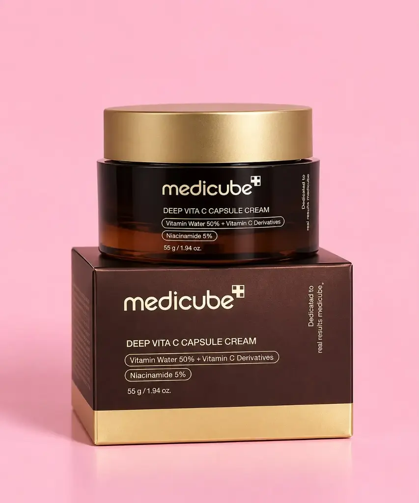 MEDICUBE DEEP VITA C CAPSULE CREAM VIT WATER 50% + VIT C NIACINAMIDE 5%