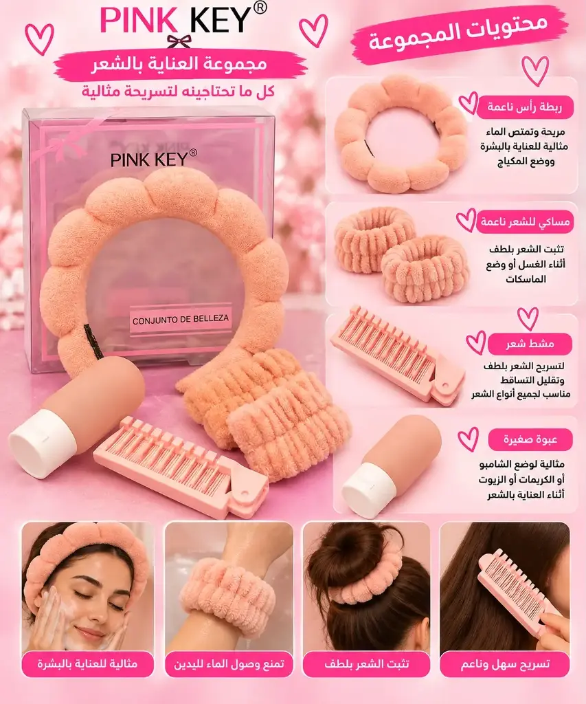 PINK KEY CONJUNTO DE BELLEZA PC9414