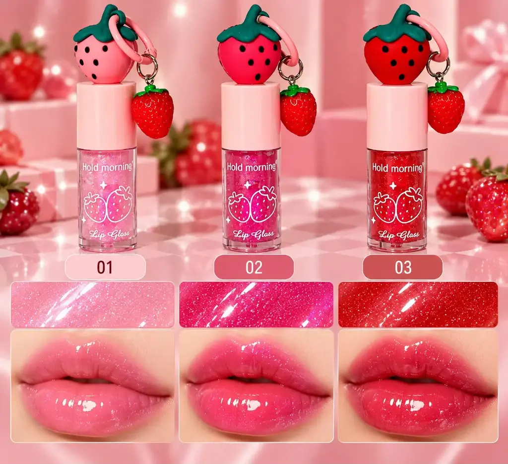 HOLD MORNING STRAWBERRY LIP GLOSS HL6423