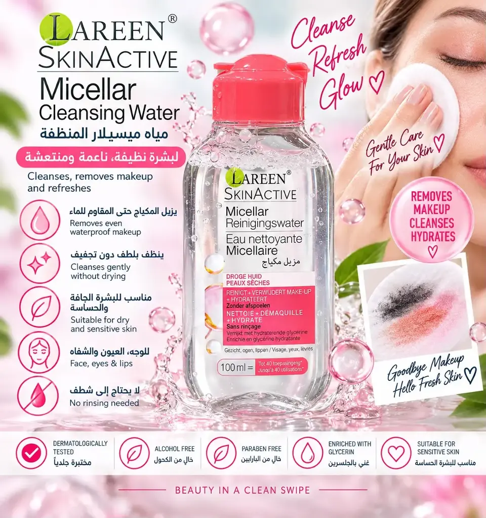LAREEN MICELLAR  REINIGINGS WATER