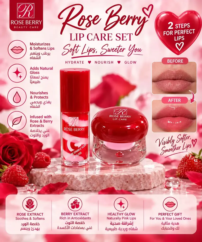 ROSE BERRY LIP GLOSS BERRIES (12) 