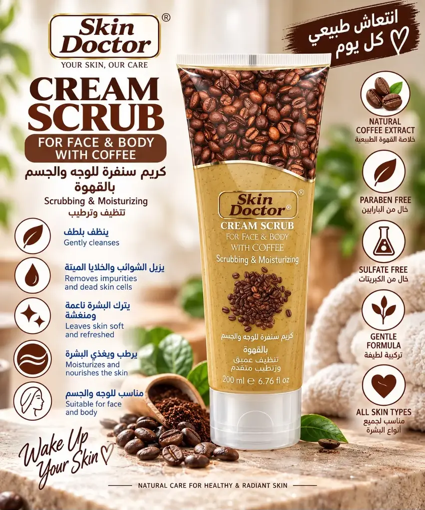 SKIN DOCTOR CREAM SCRUB COFFE