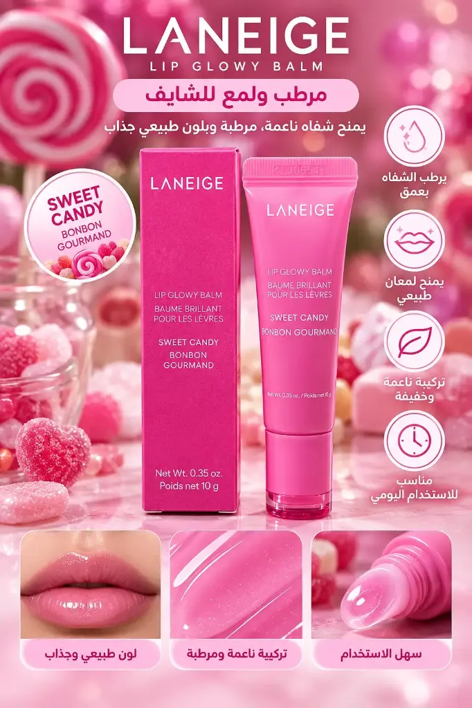 LANEIGE LIP GLOWY BALM SWEET CANDY