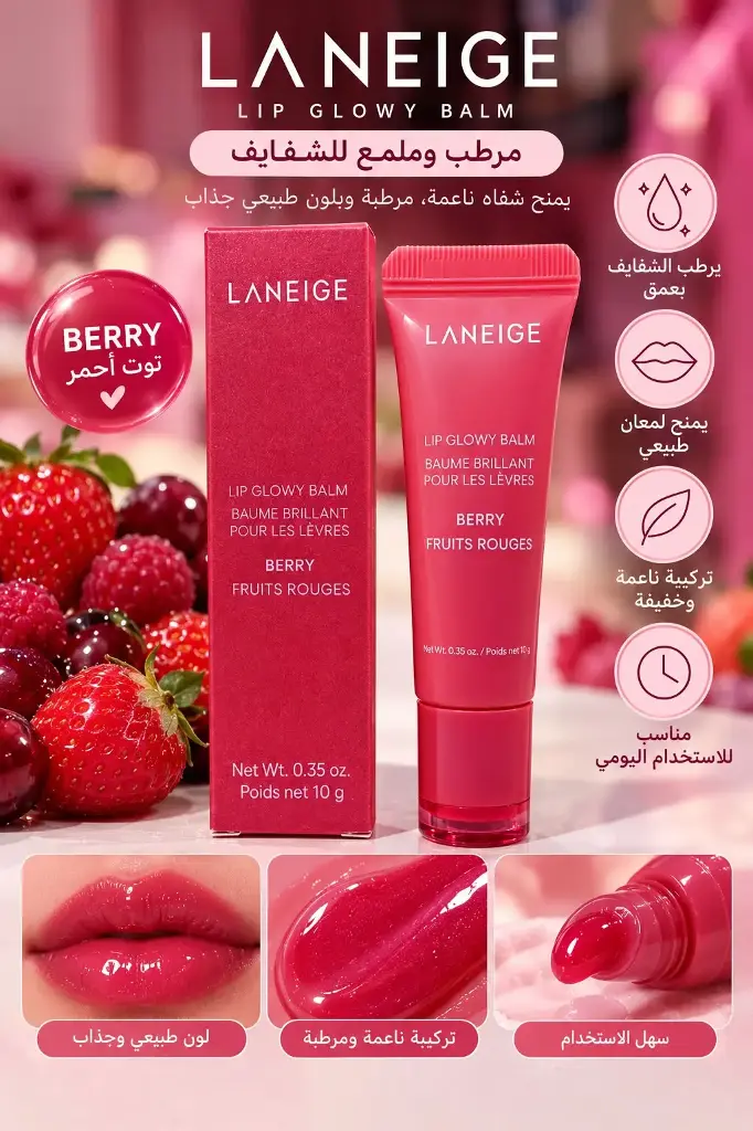 LANEIGE LIP GLOWY BALM BERRY