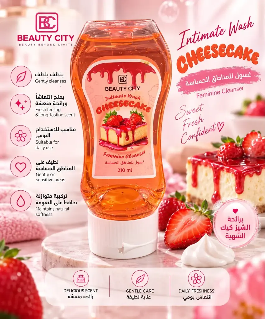 BEAUTY CITY CHEESECAKE FEMININE WASH 