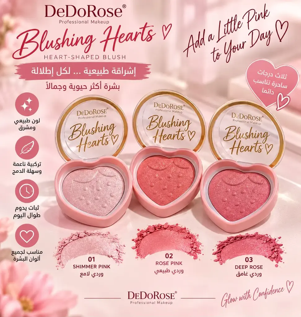 DODO ROSE BLUSHING HEARTS  HIGHLIGHTER