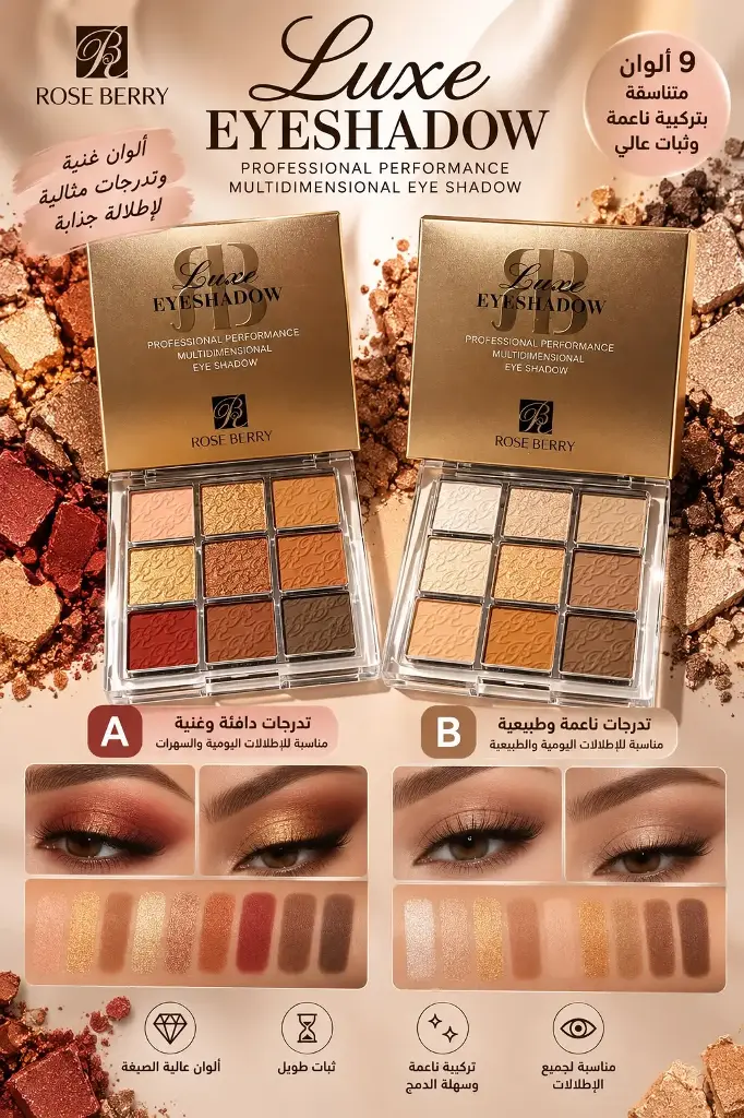 ROSEBERRY LUXE EYESHADOW EY1302 