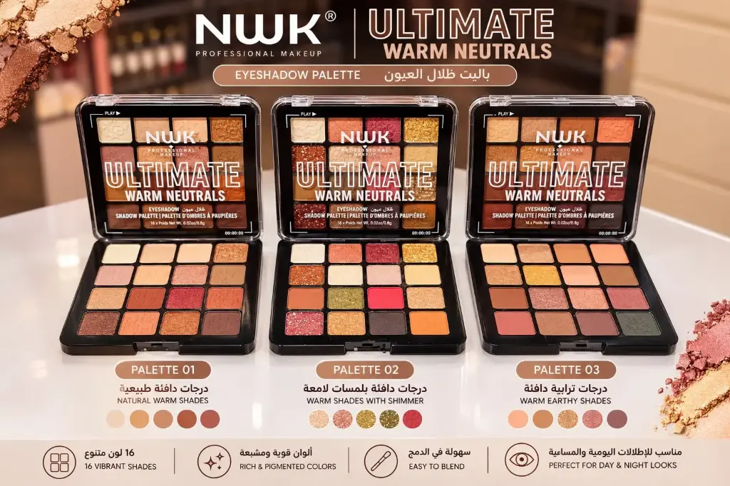 NWK ULTIMATE WARM NEUTRALS EYESHADOW PALLETE