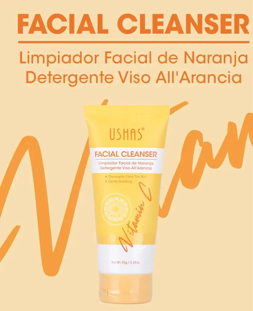 USHAS VITAMIN C FACIAL CLEANSER