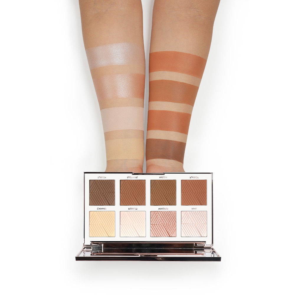 Backstage Essential Highlighter & Contour Powder Palette – BKS003