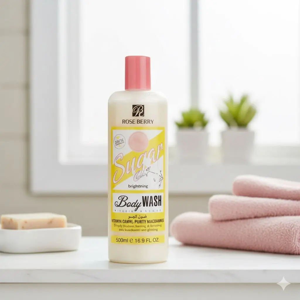ROSEBERRY SUGAR BODY WASH 