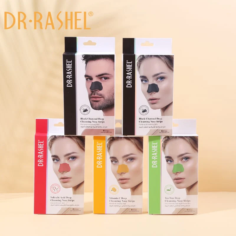 Dr.Rashel Deep Cleansing 6 Pieces Nose Strips (black charcoal)