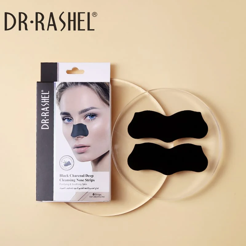 Dr.Rashel Deep Cleansing 6 Pieces Nose Strips(black charcoal)
