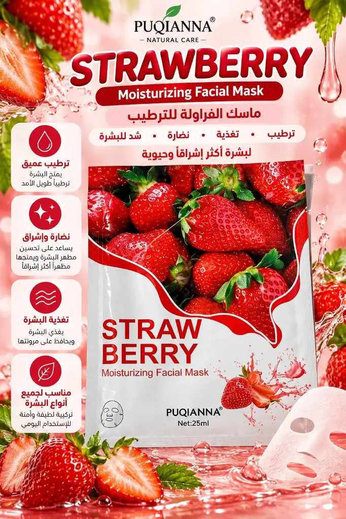FACE MASK STRAWBERRY 