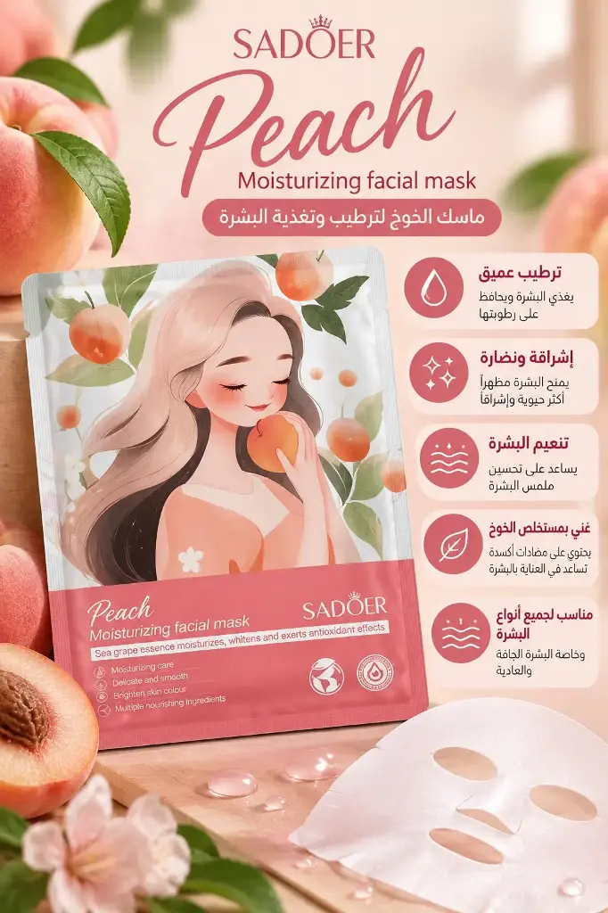PEACH FACIAL MASK