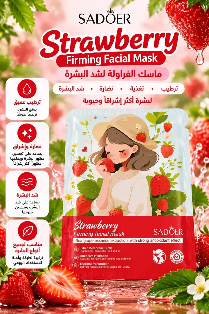 FACE MASK  STRAWBERRY