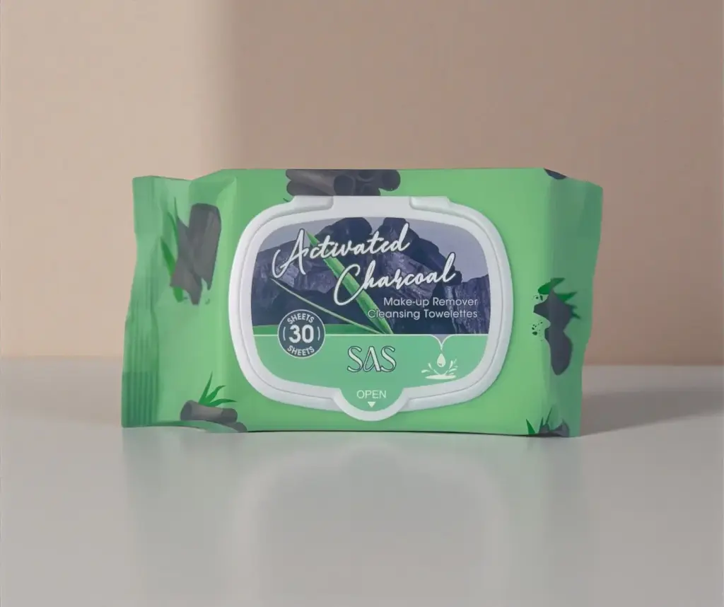CHARCOAL MAKEUP REMOVER WIPES