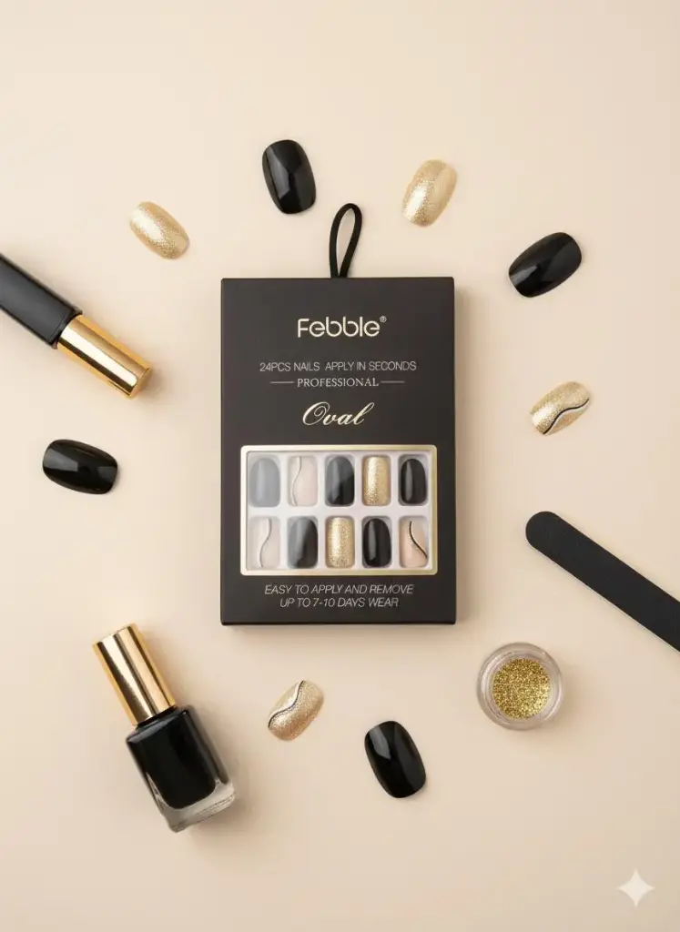 OVAL FAKE NAILS 
