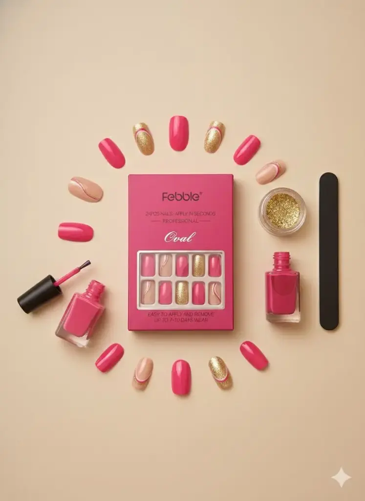 OVAL FAKE NAILS