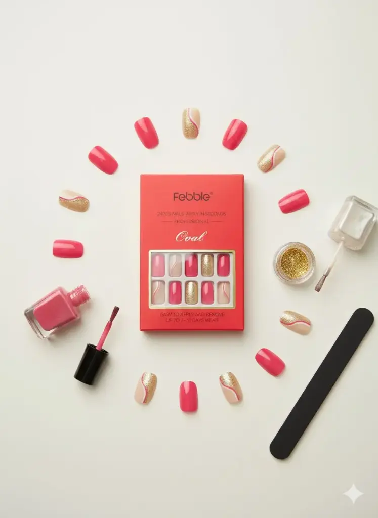 OVAL FAKE NAILS