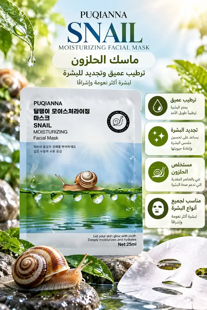 SNAIL MOISTURIZING MASK 