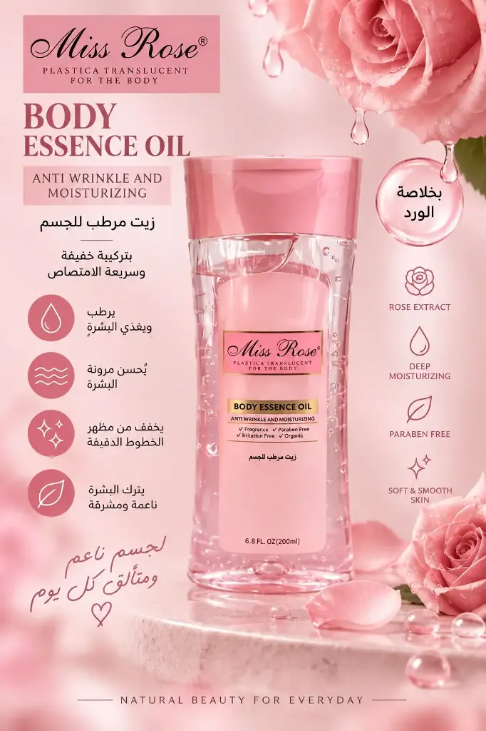 MISS ROSE BODY ESSENCE OIL 