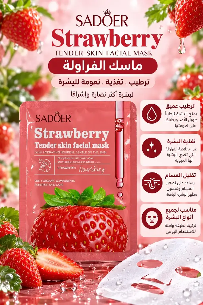 FACE MASK STRAWBERRY 