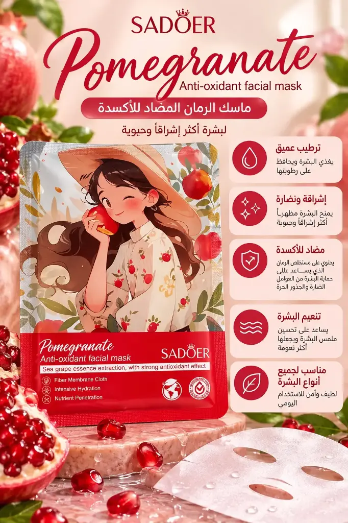 FACE MASK POMEGRANATE