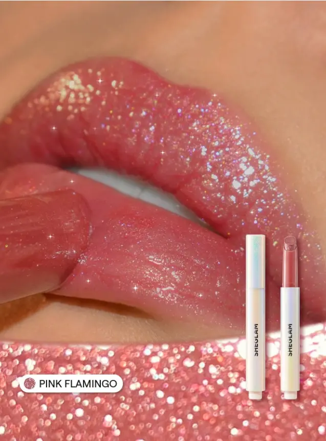 SHEGLAM POUT-PERFECT SHIMMER LIP PLUMBER -PINK FLAMOGO 