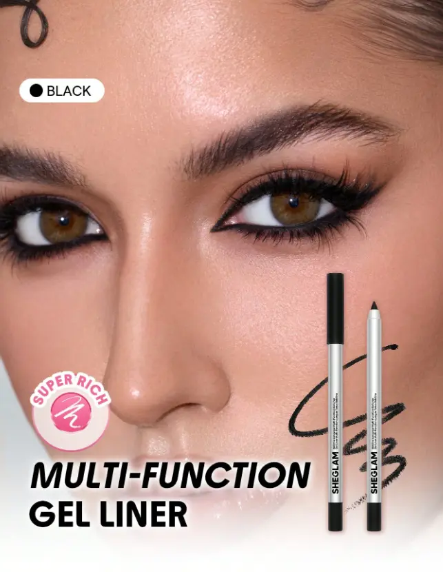 SHEGLAM DEFINE WATER PROOF LIQUID EYELINER-BLACK