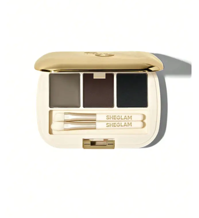 SHEGLAM FULL-FILLED EYEBROW PALETTE-102 ASH BROWN