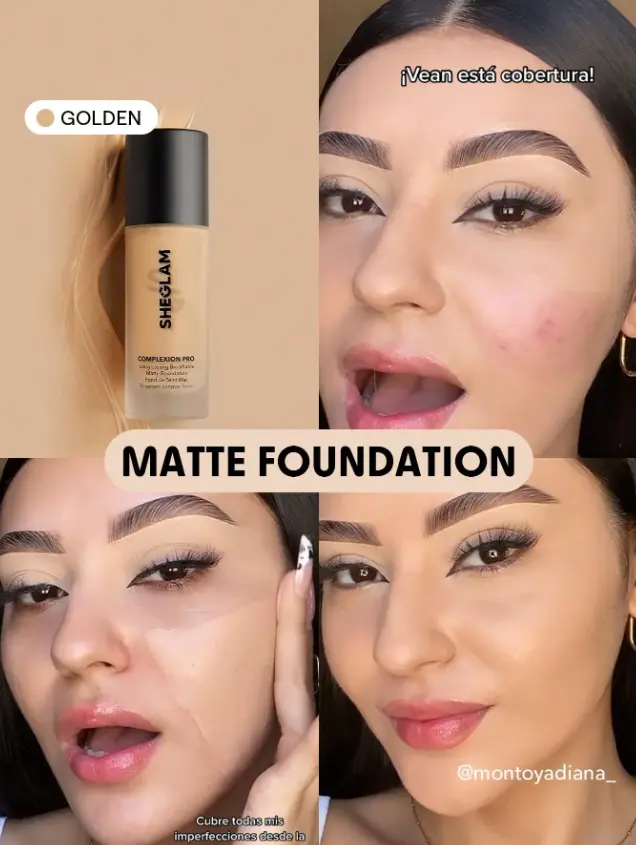 SHEGLAM COMPLEXION  PRO MATTE FOUNDATION -GOLDEN