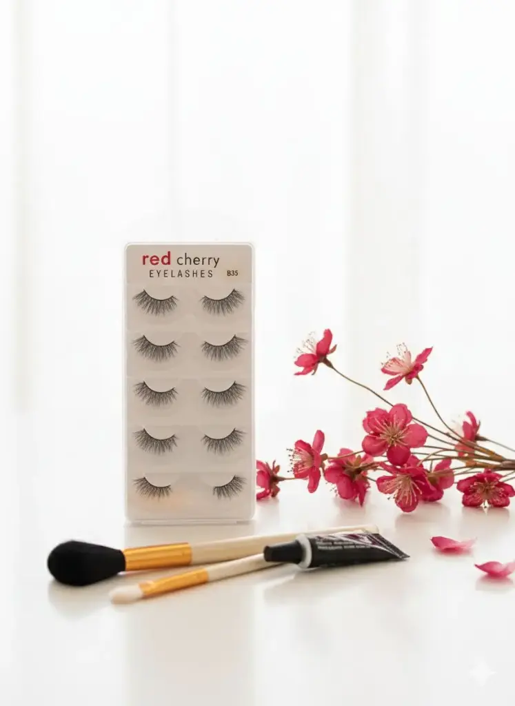 RED CHERRY EYELASHES 