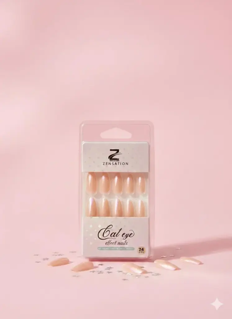 CAT EYE EFFECT NAILS 