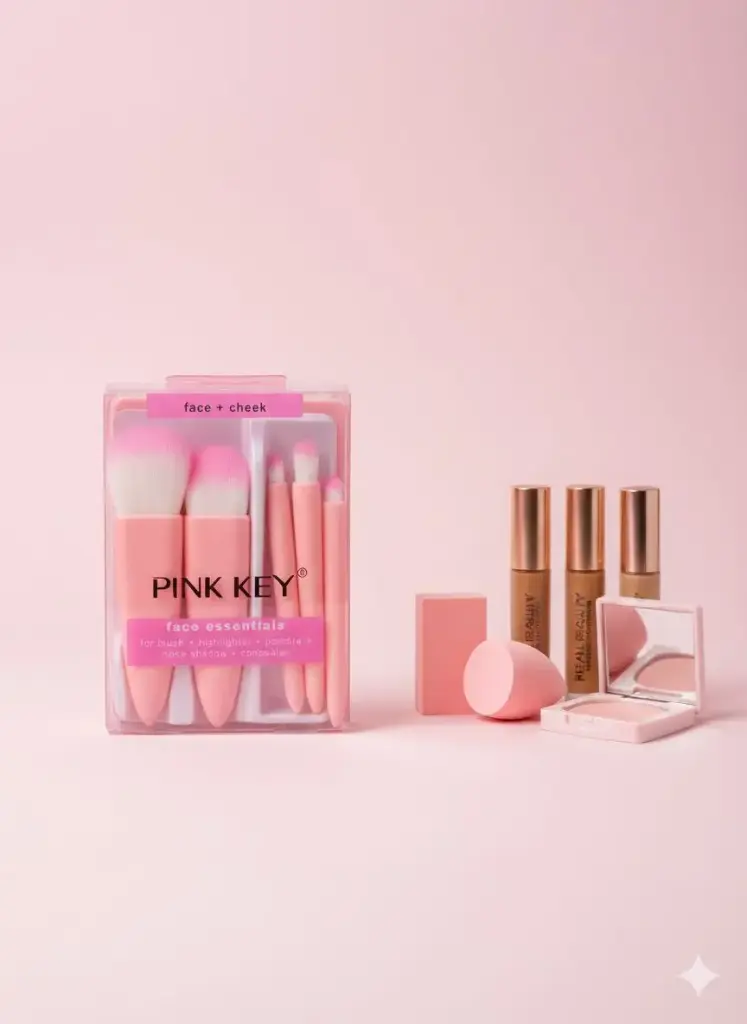 PINK KEY FACE ESSENTIALS