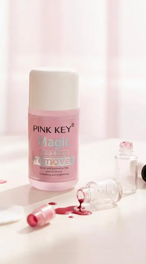 PINKKEY MAGIC QUICK AND EASY NAIL POLISH REMOVER