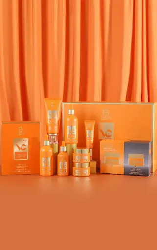 [Elstein] Estelin Vitamin C Plus Hyaluronic, Niacinamide 7Pc Kit Box Packing